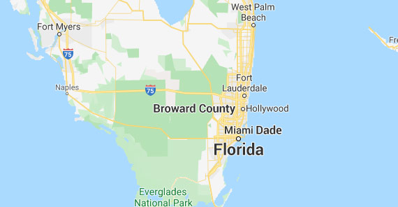 Alarm Brokers Service Area in Miami-Dade County, Florida